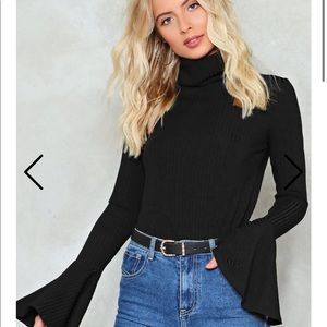 Flare to Dream Turtleneck Sweater T13